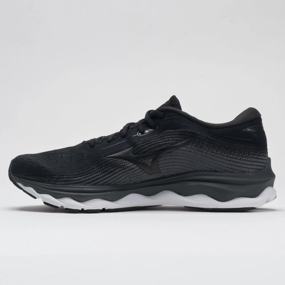 Mizuno Wave Sky 5 Waveknit Men's Black 2 Mizuno Wave Sky 5 Waveknit Men's Black - Image 2