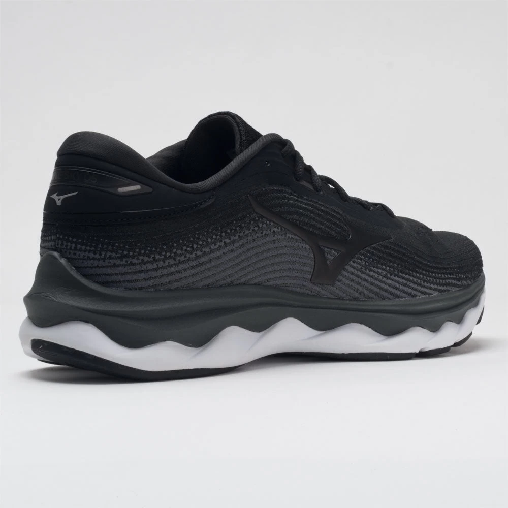 Mizuno Wave Sky 5 Waveknit Men's Black 6 Mizuno Wave Sky 5 Waveknit Men's Black - Image 6