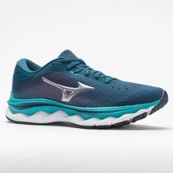 Mizuno Wave Sky 5 Waveknit Women's Legion Blue/Silver -Mizuno Store 046646 5