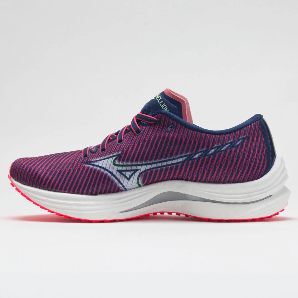 Mizuno Wave Rebellion Women's Diva Pink/Indigo White 2 Mizuno Wave Rebellion Women's Diva Pink/Indigo White - Image 2