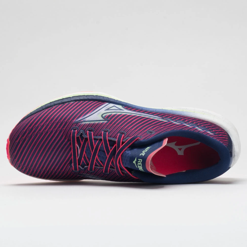 Mizuno Wave Rebellion Women's Diva Pink/Indigo White 3 Mizuno Wave Rebellion Women's Diva Pink/Indigo White - Image 3