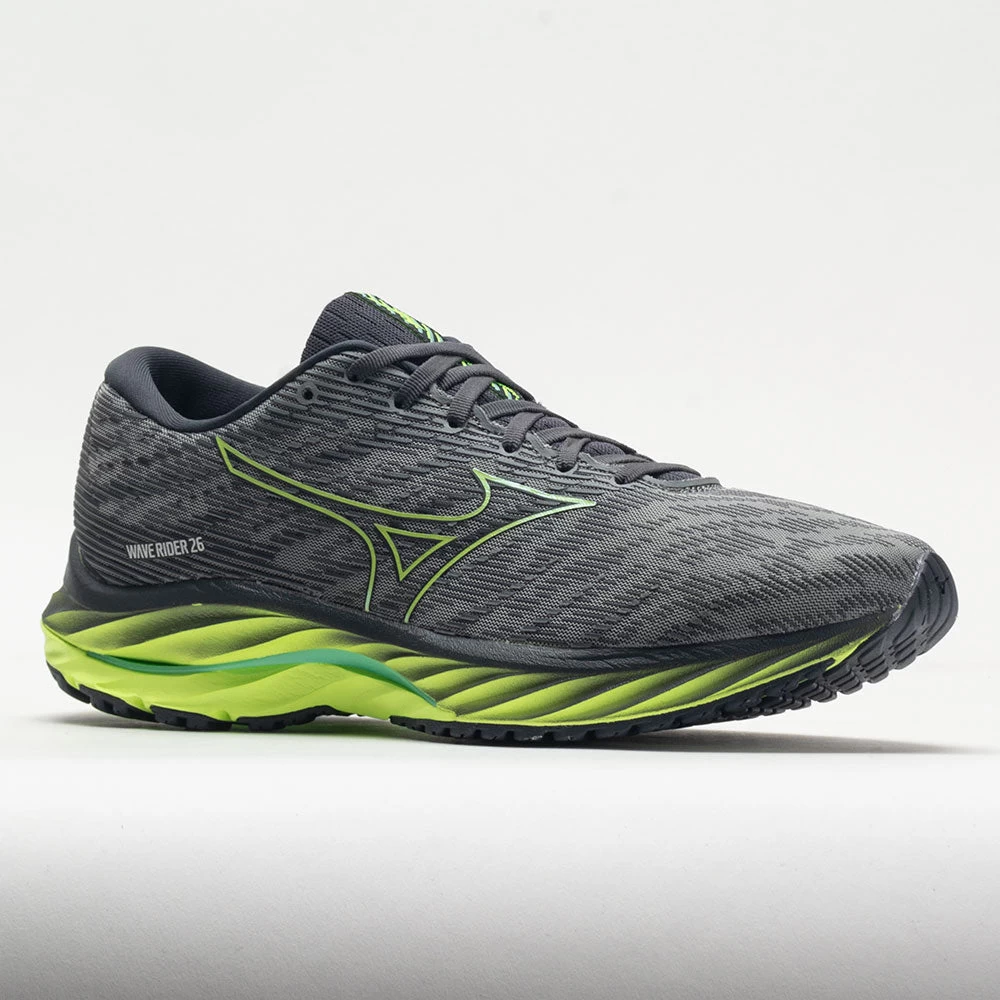 Mizuno Wave Rider 26 Mesh Men's Ultimate Grey/Neo Lime 5 Mizuno Wave Rider 26 Mesh Men's Ultimate Grey/Neo Lime - Image 5