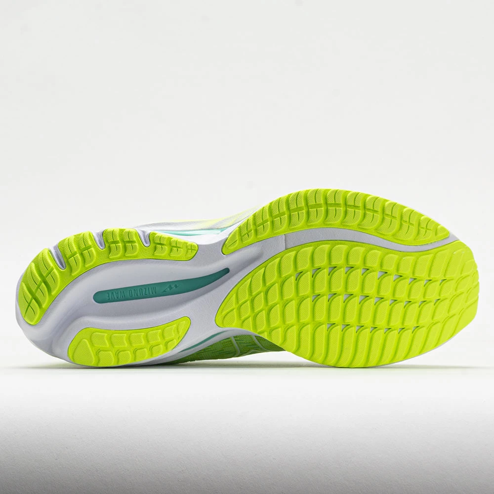 Mizuno Wave Rider 26 Mesh Women's Neo Lime/White 4 Mizuno Wave Rider 26 Mesh Women's Neo Lime/White - Image 4