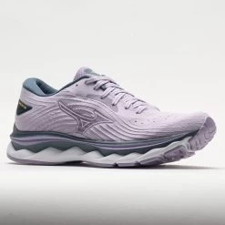 Mizuno Wave Sky 6 Women's Pastel Lilac/White -Mizuno Store 049691 5