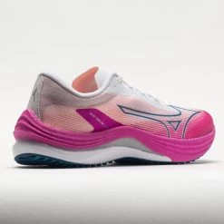Mizuno Wave Rebellion Flash Women's White/Silver -Mizuno Store 049705 6