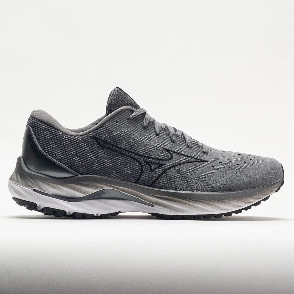 Mizuno Wave Inspire 19 Knit Men's Ultimate Grey/Black 1 Mizuno Wave Inspire 19 Knit Men's Ultimate Grey/Black