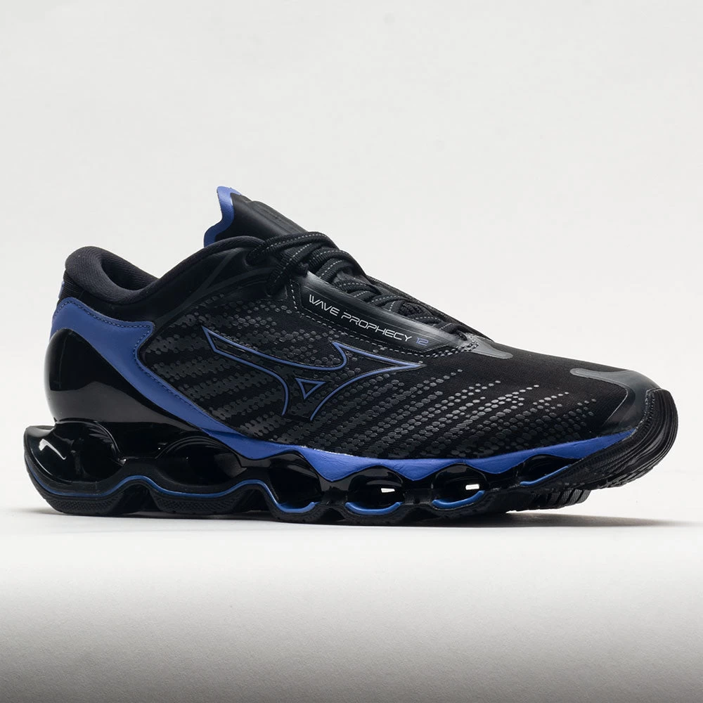 Mizuno Wave Prophecy 12 Men's Black Oyster/Blue Ashes 5 Mizuno Wave Prophecy 12 Men's Black Oyster/Blue Ashes - Image 5