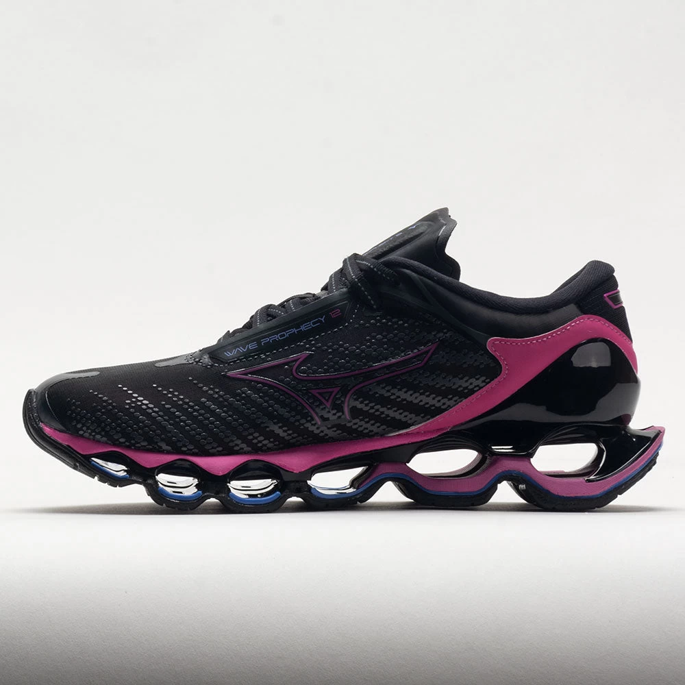 Mizuno Wave Prophecy 12 Women's Black Oyster 2 Mizuno Wave Prophecy 12 Women's Black Oyster - Image 2