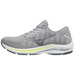 Mizuno Women’s Wave Rider 25 WAVEKNIT (HM73 - Harbor Mist-Silver)