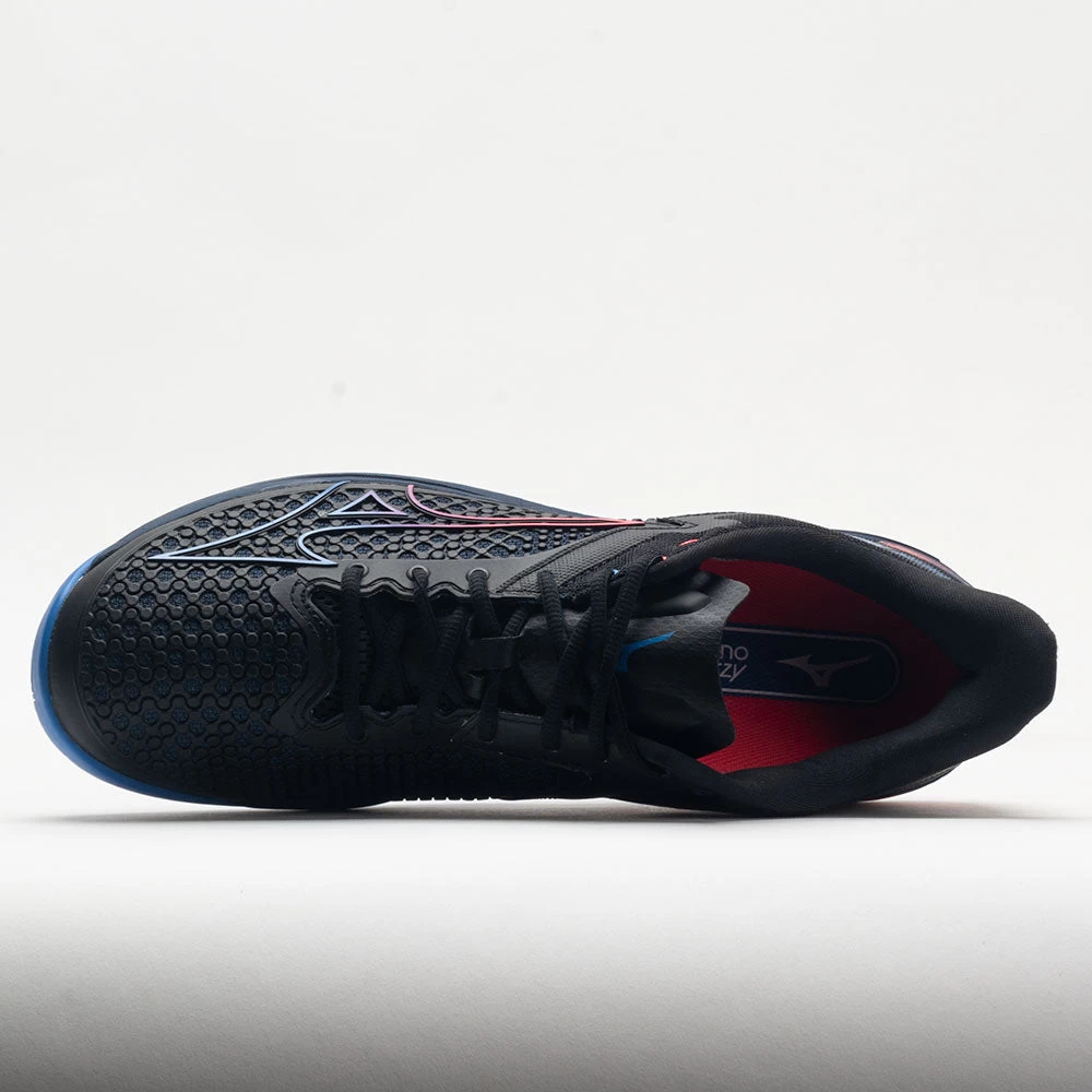 Mizuno Wave Exceed Tour 5 Men's Black/Peace Blue 3 Mizuno Wave Exceed Tour 5 Men's Black/Peace Blue - Image 3