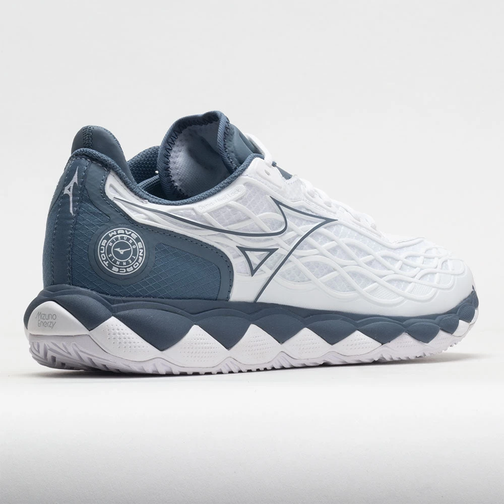Mizuno Wave Enforce Tour AC Men's White/China Blue 6 Mizuno Wave Enforce Tour AC Men's White/China Blue - Image 6