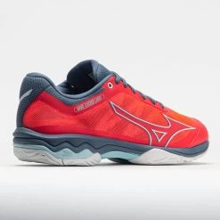 Mizuno Wave Exceed Light AC Women's Fiery Coral/White -Mizuno Store 117147 6