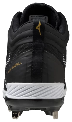 Mizuno Dominant 4 Mid Men's Metal Baseball Cleat -Mizuno Store 320672 9000 05