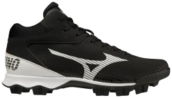 Mizuno Wave Lightrevo TPU Men's Molded Mid Baseball Cleat -Mizuno Store 320675 9000 06