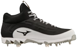 Mizuno 9-Spike® Ambition 3 Mid Men's Metal Baseball Cleat -Mizuno Store 320683 9000 03