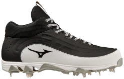 Mizuno 9-Spike® Ambition 3 Mid Men's Metal Baseball Cleat -Mizuno Store 320683 9000 06