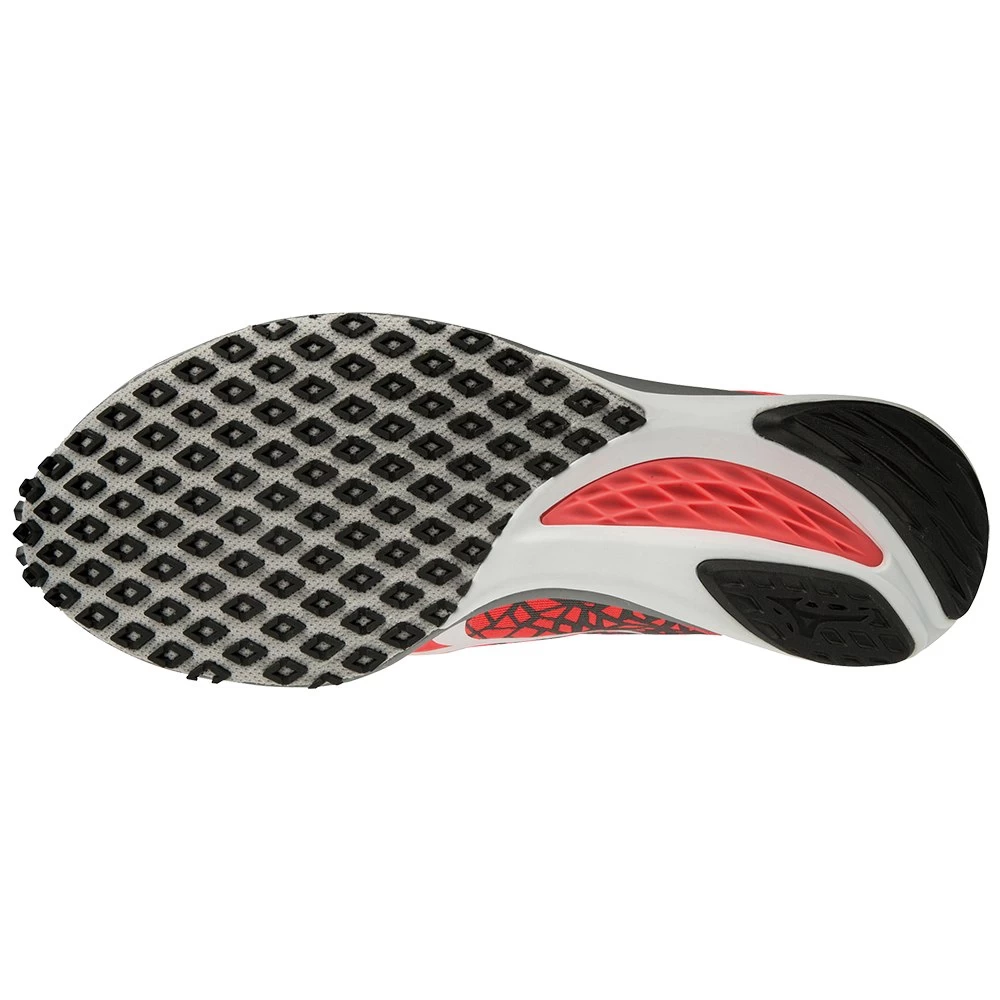 Mizuno Wave Duel Running Shoe Women - Fiery Coral / White / Silver 2 Mizuno Wave Duel Running Shoe Women - Fiery Coral / White / Silver - Image 2