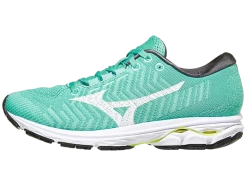 Mizuno Women's Rider WaveKnit 3 (BT00 – Blue Turquoise/white)