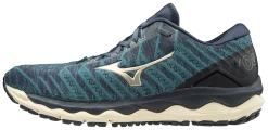 Mizuno Men's Wave Sky 4 Waveknit (5P5P - Mood/indigo)