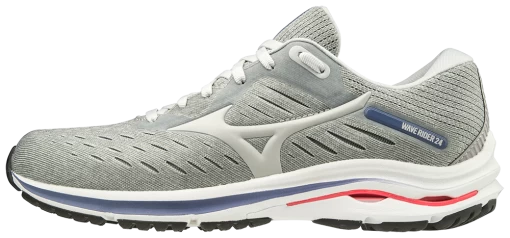 Mizuno Women’s Wave Rider 24 (9R0A - Lunar Rock/Nimbus Cloud) -Mizuno Store 411228 9R0A 00