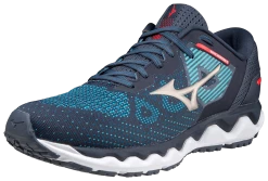 Mizuno Men's Wave Horizon 5 (537A - India Ink/Platinum Gold) -Mizuno Store 411304 537A 07