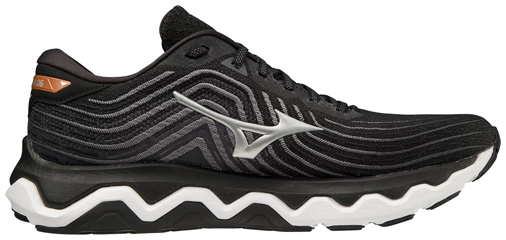 Mizuno Men's Wave Horizon 6 (9073 - Black/Silver) 2 Mizuno Men's Wave Horizon 6 (9073 - Black/Silver) - Image 2