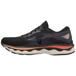 Mizuno Women's Wave Sky 6 (90QS - Black/Quicksilver) -Mizuno Store 411371 90QS