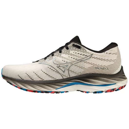 Mizuno Men's Wave Rider 26 (0D0D - Snow White) 1 Mizuno Men's Wave Rider 26 (0D0D - Snow White)