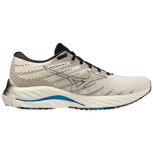 Mizuno Men's Wave Rider 26 (0D0D - Snow White) 2 Mizuno Men's Wave Rider 26 (0D0D - Snow White) - Image 2