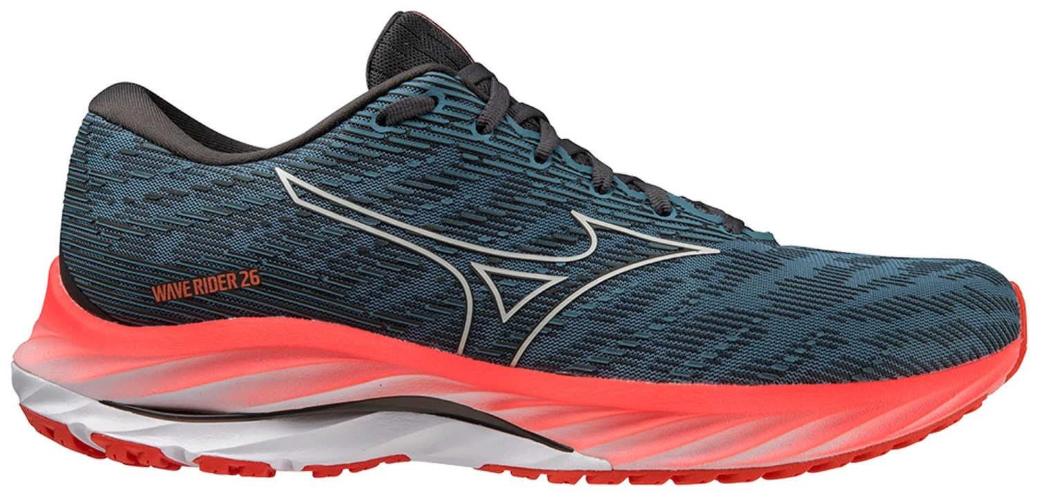 Mizuno Men's Wave Rider 26 (5B0A - Provincial Blue/Nimbus Cloud) 2 Mizuno Men's Wave Rider 26 (5B0A - Provincial Blue/Nimbus Cloud) - Image 2