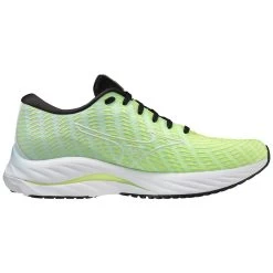 Mizuno Men's Wave Rider 26 SSW (4M00 - Neo Lime/White) -Mizuno Store 411374 4M00 03