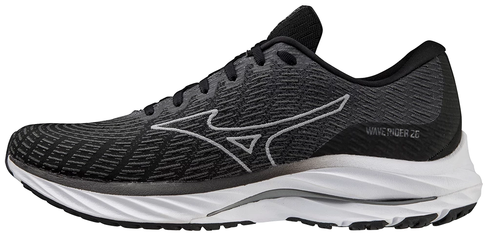 Mizuno Men's Wave Rider 26 SSW (9000 - Black/White) 1 Mizuno Men's Wave Rider 26 SSW (9000 - Black/White)