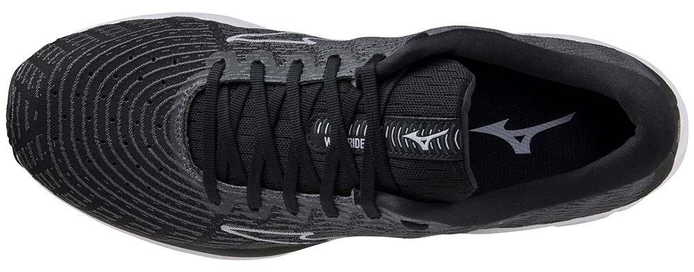 Mizuno Men's Wave Rider 26 SSW (9000 - Black/White) 3 Mizuno Men's Wave Rider 26 SSW (9000 - Black/White) - Image 3