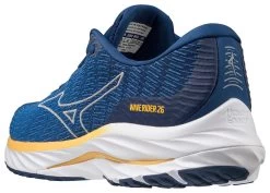 Mizuno Men's Wave Rider 26 SSW (SKVG - Snorkel Blue/Vaporous Grey) -Mizuno Store 411374 SKVG 08