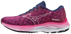 Mizuno Women's Wave Rider 26 (6WHG - Festival Fuchsia/Halogen Blue)