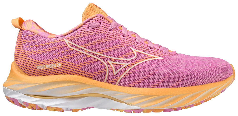 Mizuno Women's Wave Rider 26 Roxy Running Shoe 14 Mizuno Women's Wave Rider 26 Roxy Running Shoe - Image 14