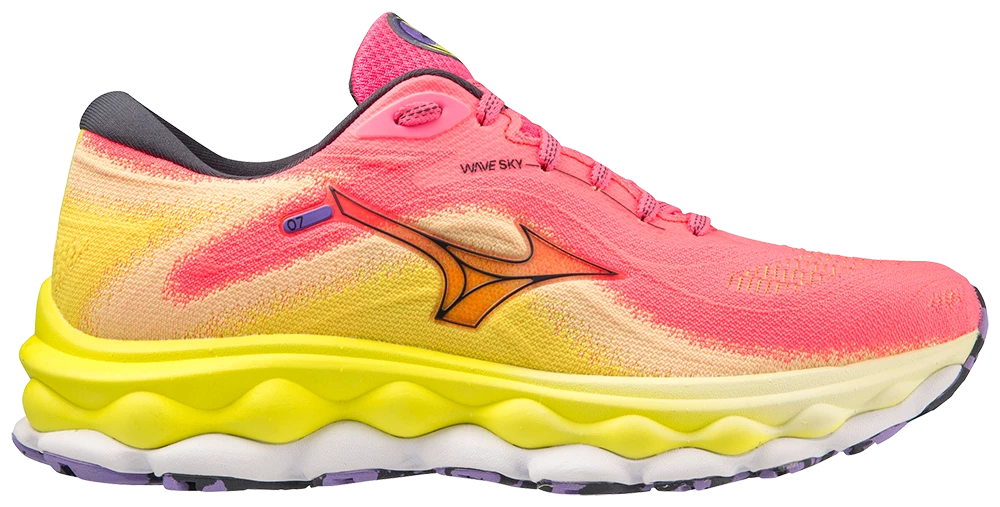 Mizuno Women's Wave Sky 7 Running Shoe 17 Mizuno Women's Wave Sky 7 Running Shoe - Image 17