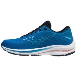 Mizuno Women’s Wave Rider 25 (5RVD - Imperial Blue-Vivid Blue)