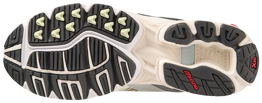 Mizuno Wave Rider 10, White/Gold 2 Mizuno Wave Rider 10, White/Gold - Image 2