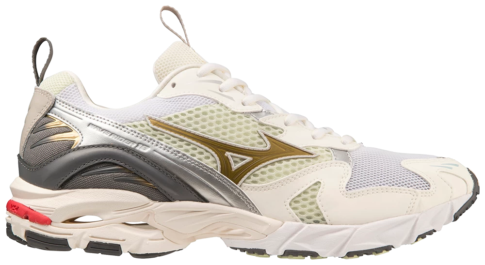 Mizuno Wave Rider 10, White/Gold 6 Mizuno Wave Rider 10, White/Gold - Image 6