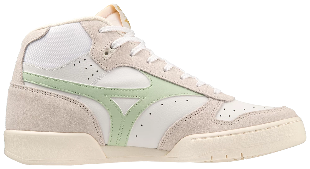 Mizuno City Wind Mid, White/Smoke Green 3 Mizuno City Wind Mid, White/Smoke Green - Image 3