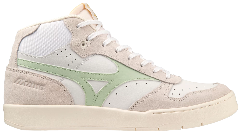Mizuno City Wind Mid, White/Smoke Green 6 Mizuno City Wind Mid, White/Smoke Green - Image 6