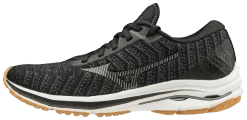 Mizuno Women’s Wave Rider 24 Waveknit (9098 - Black/Dark Shadow)