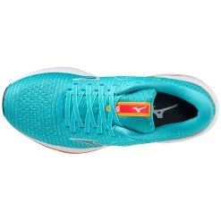 Mizuno Women's Wave Inspire 18 Waveknit (4J4J - Turquoise) -Mizuno Store BFB87696 FF20 4F7A 9875 FDF2EA4A028F