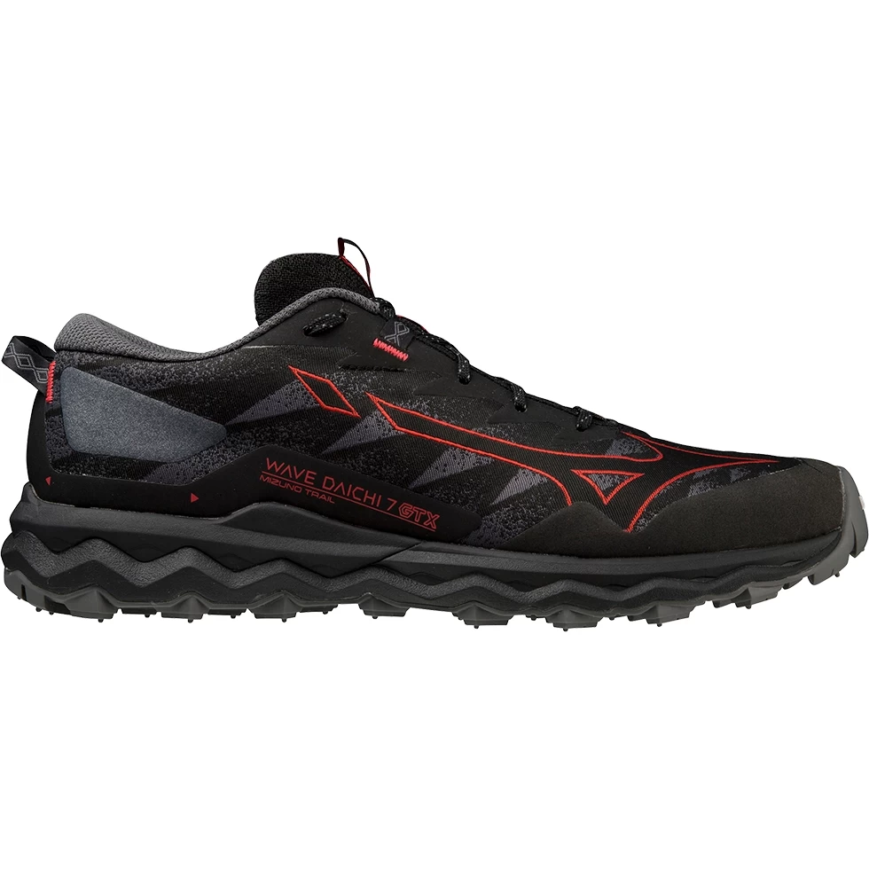 Mizuno Wave Daichi 7 GTX Trail Running Shoes Men - Black / Bittersweet / Iron Gate 2 Mizuno Wave Daichi 7 GTX Trail Running Shoes Men - Black / Bittersweet / Iron Gate - Image 2