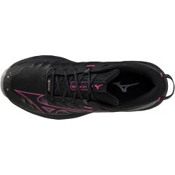Mizuno Wave Daichi 7 GTX Trail Running Shoes Women - Black / Fuchsia Fedora / Quiet Shade -Mizuno Store mizuno wave daichi 7 gtx womens trail running shoes black fuchsia fedora quiet shade 3 1399021