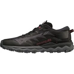 Mizuno Wave Daichi 7 GTX Trail Running Shoes Women - Black / Iron Gate / Garnet Rose