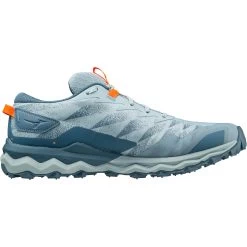 Mizuno Wave Daichi 7 Trail Running Shoes Men - Forget-Me-Not / Provincial Blue / Light Orange -Mizuno Store mizuno wave daichi 7 trail running shoes forget me not provincial blue light orange 3 1399036