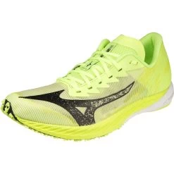 Mizuno Wave Duel 3 Running Shoes Men - Black / Neo Lime / White