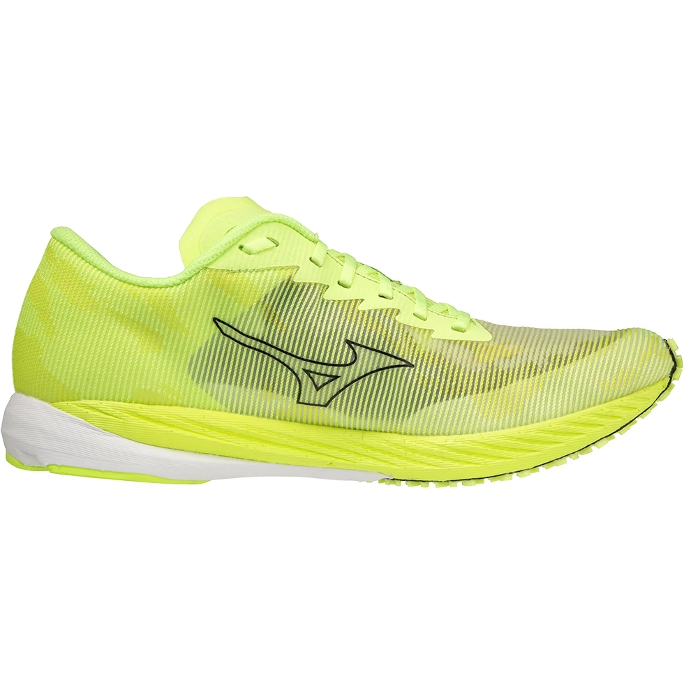 Mizuno Wave Duel 3 Running Shoes Men - Black / Neo Lime / White 3 Mizuno Wave Duel 3 Running Shoes Men - Black / Neo Lime / White - Image 3
